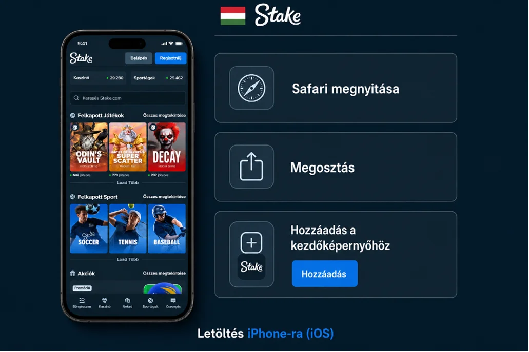 A Stake App letöltése iPhone-ra és iOS-re